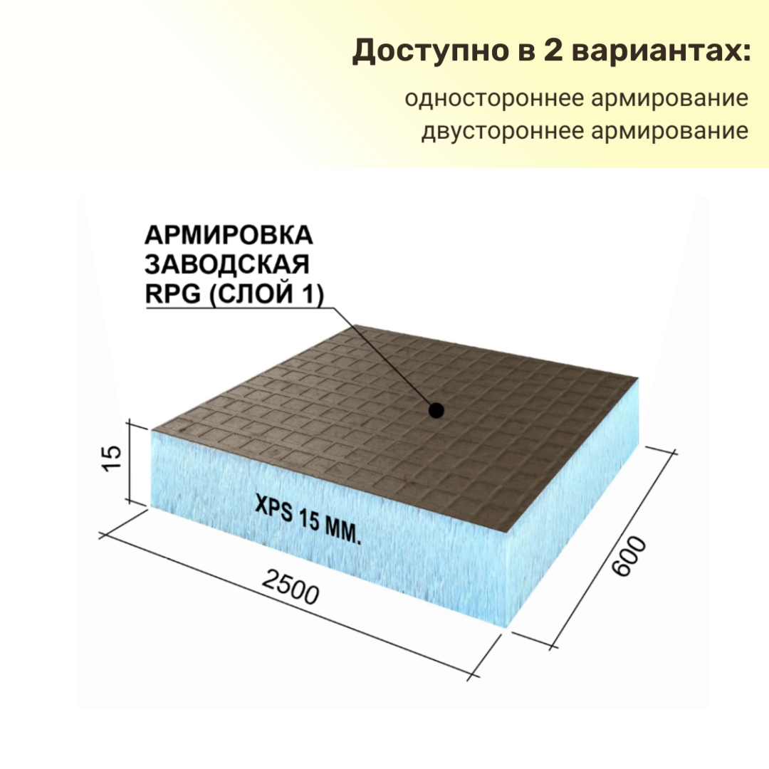 ������ ��������� ��� Basic ������������� #1, ������������ #2, 2500�600�15 ��