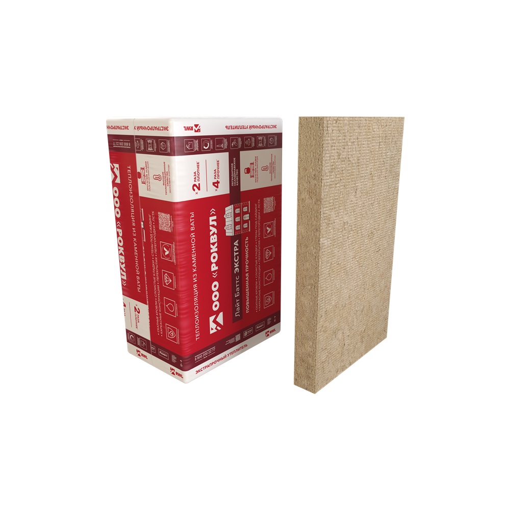 ���������� Rockwool ���� ����� ������ �45 1000�600�50 �� (��/8����, 4,8�2/0,24�3)